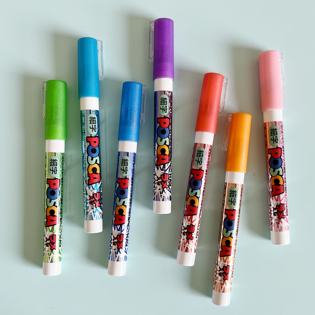 Glitter Paint Pen Sets - 3mm