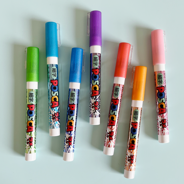 Glitter Paint Pen Sets - 3mm