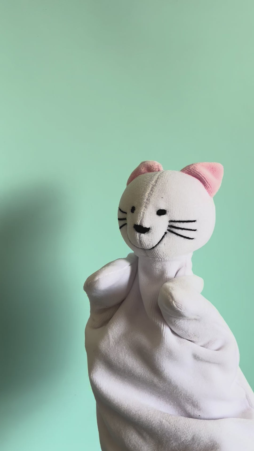 Cat Velour Hand Puppet