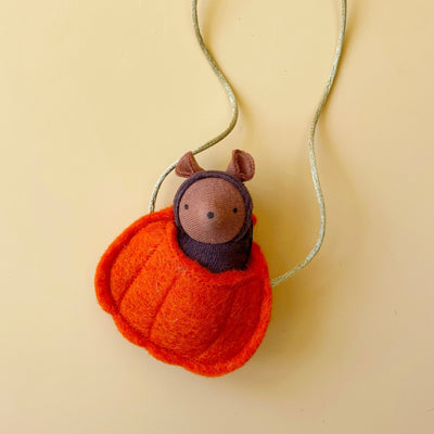 Baby in a Pumpkin Necklace