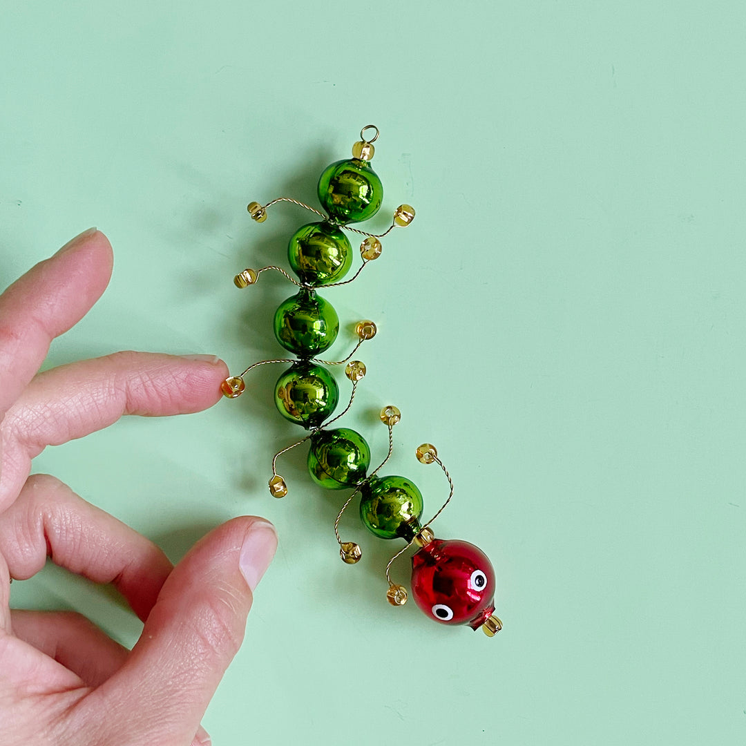 Centipede Glass Bead Ornament