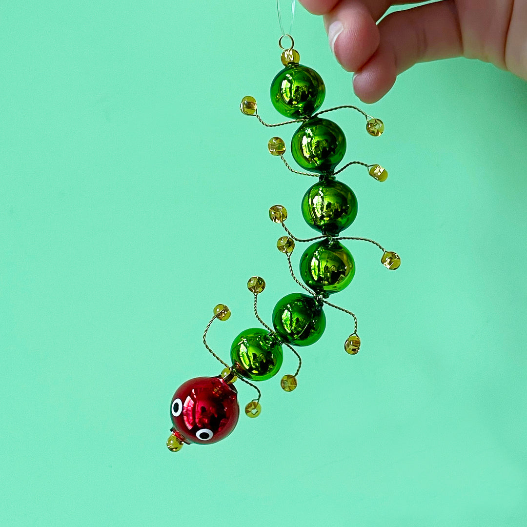 Centipede Glass Bead Ornament