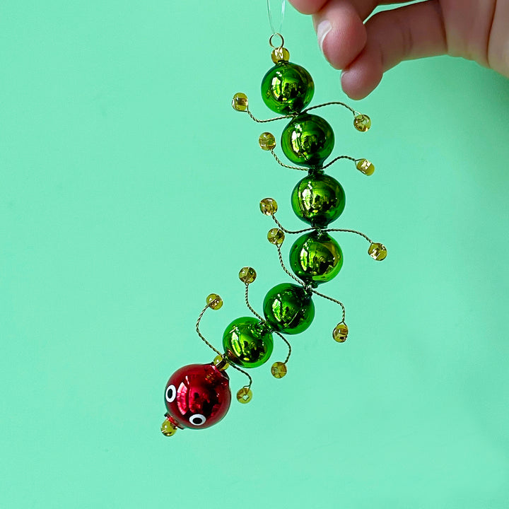 Centipede Glass Bead Ornament