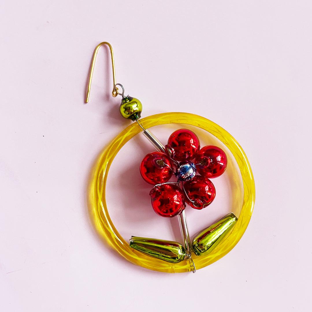 Flower Glass Bead Ornament
