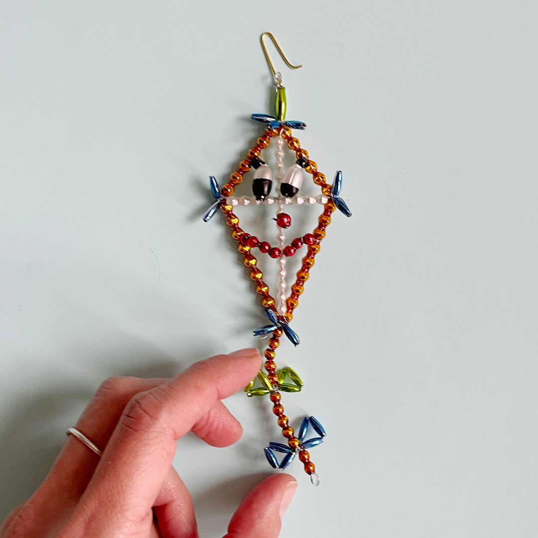 Little Kite Glass Bead Ornament
