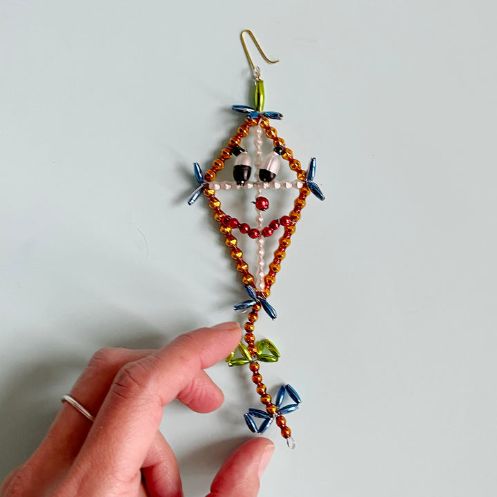 Little Kite Glass Bead Ornament