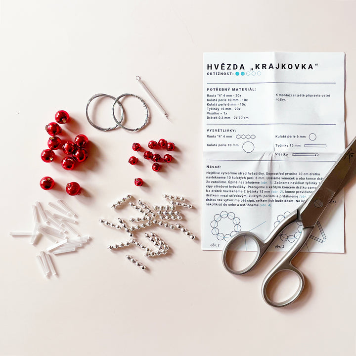 DIY Lace Star Ornament Kit