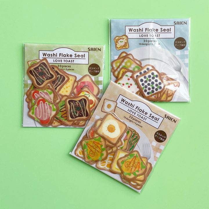 Toast Flake Stickers