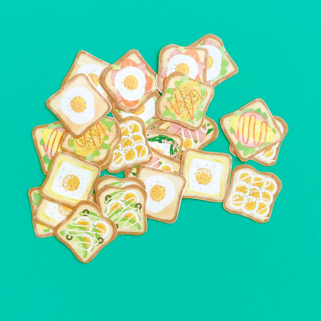 Toast Flake Stickers