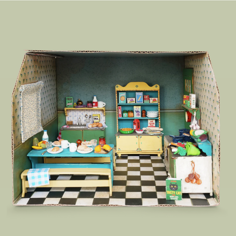 Cardboard Room Kitchen