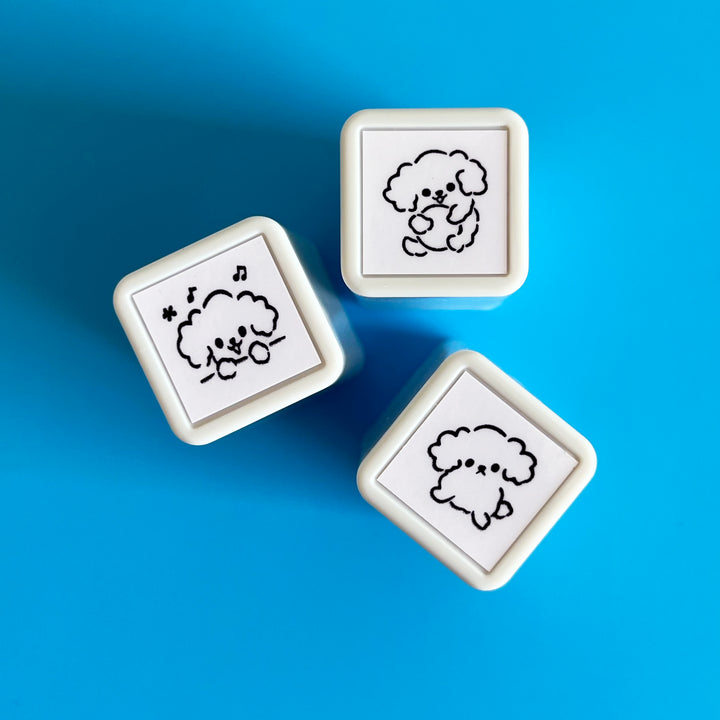 Set of 3 Puppy Stamps