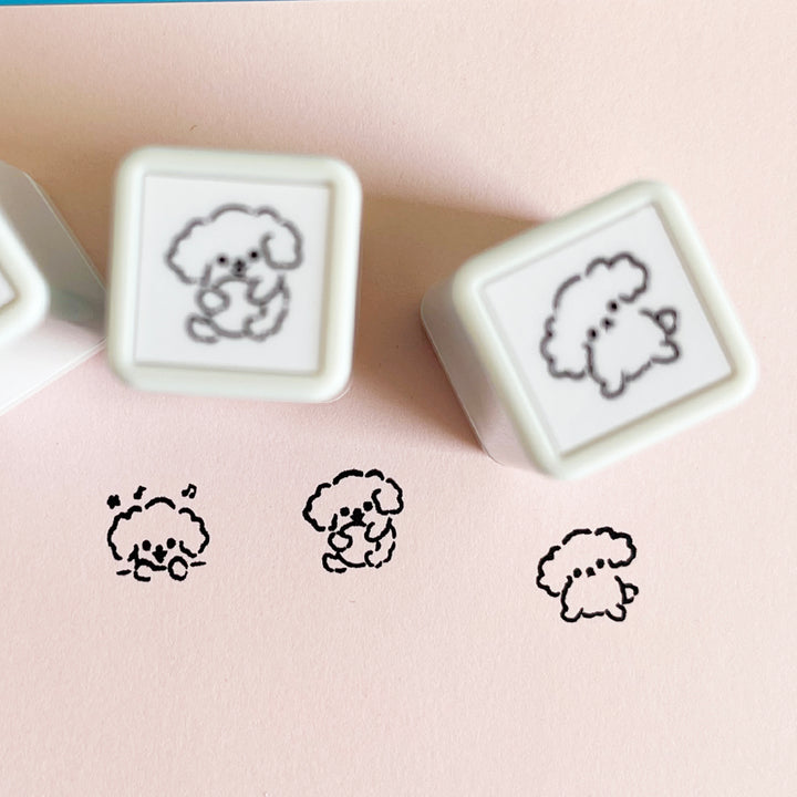Set of 3 Puppy Stamps