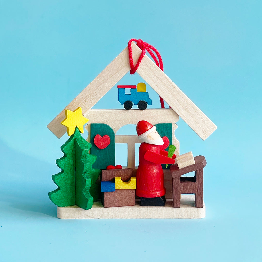 Santa's House Ornament