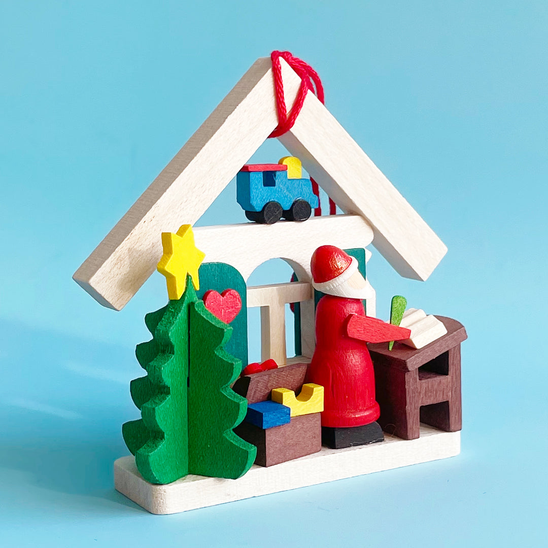 Santa's House Ornament
