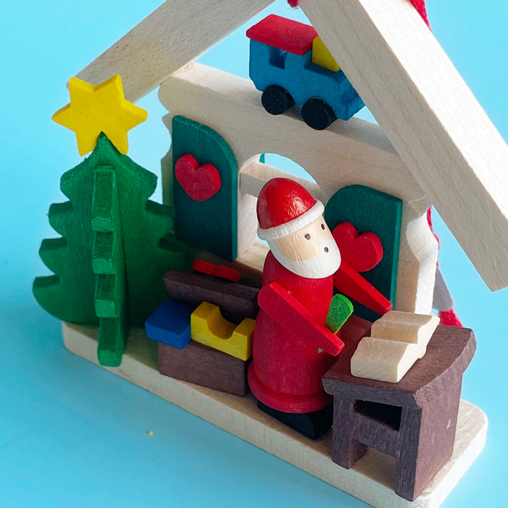 Santa's House Ornament