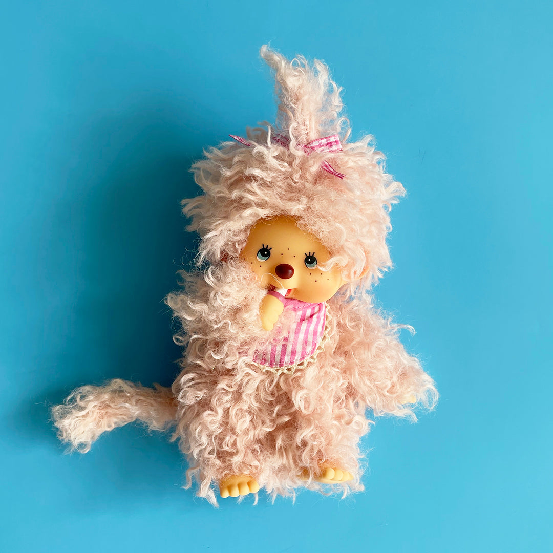 Fluffy Pink Monchhichi