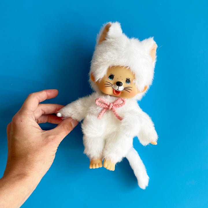 White Cat Monchhichi
