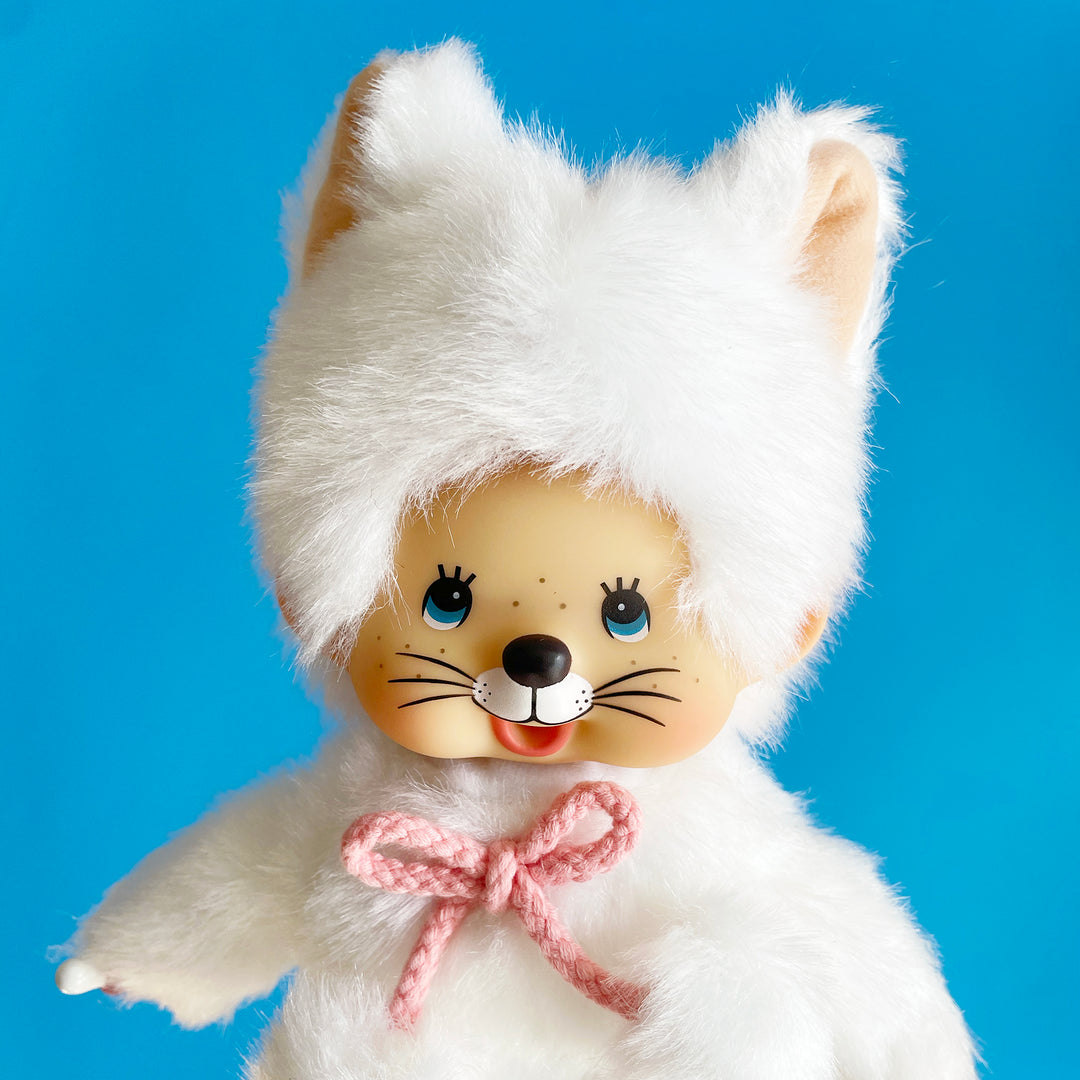 White Cat Monchhichi