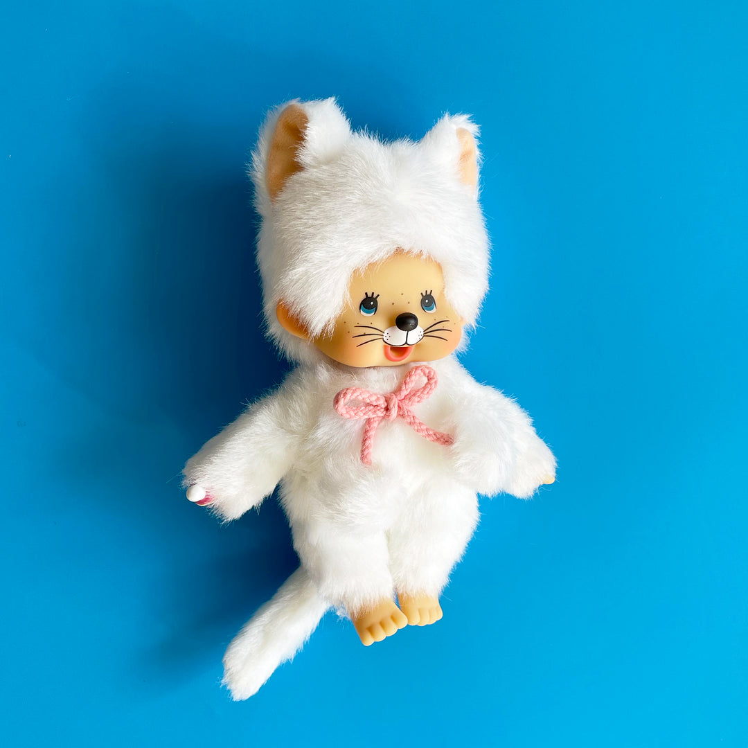 White Cat Monchhichi