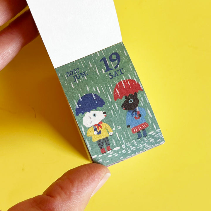 2027 Yumi Kitagishi Mini Page-a-Day Calendar