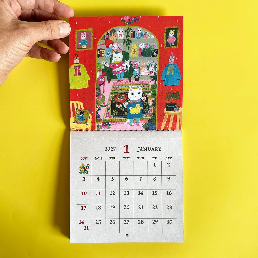 2027 Yumi Kitagishi Mini Wall Calendar