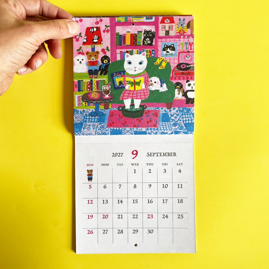 2027 Yumi Kitagishi Mini Wall Calendar