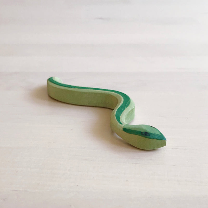 Handcrafted Wood Snake