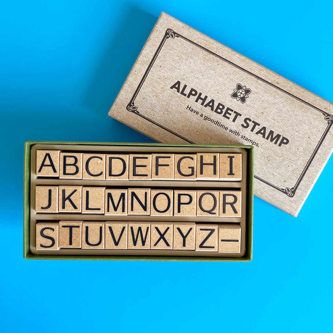 Sans Serif Alphabet Stamps
