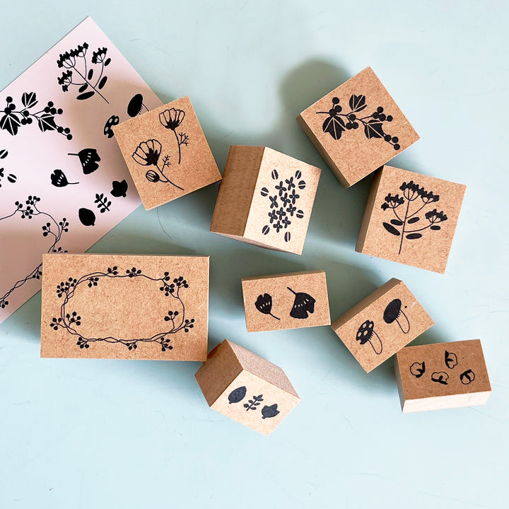 Small Floral Stamp Set