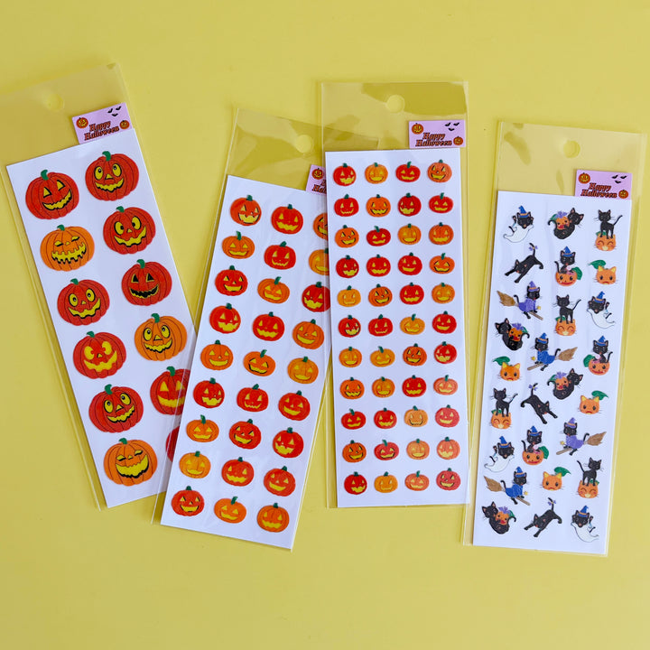 Halloween Pumpkin Sticker Sheet