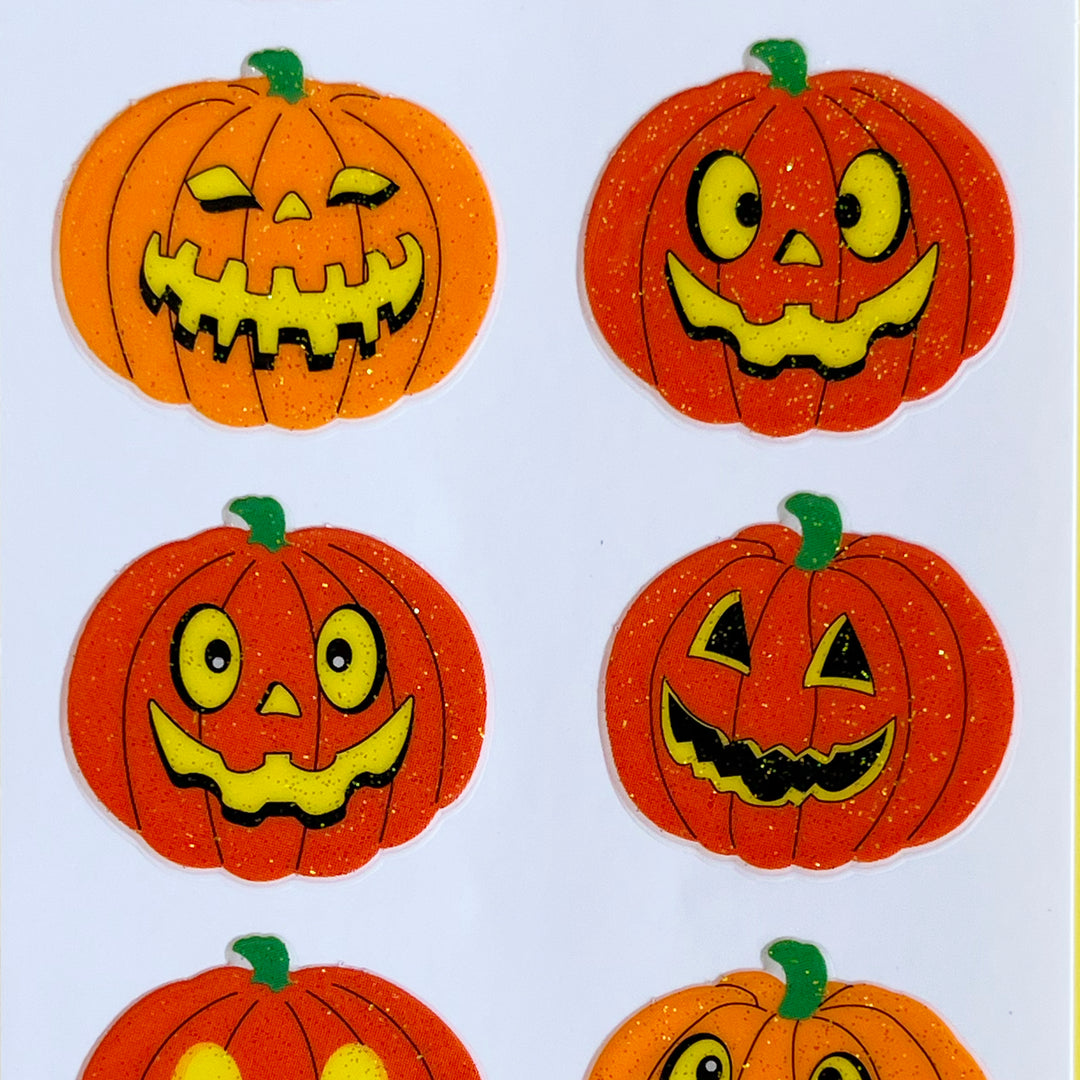 Halloween Pumpkin Sticker Sheet