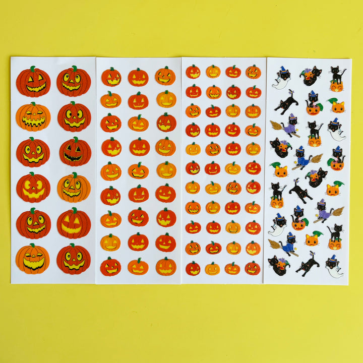 Halloween Pumpkin Sticker Sheet