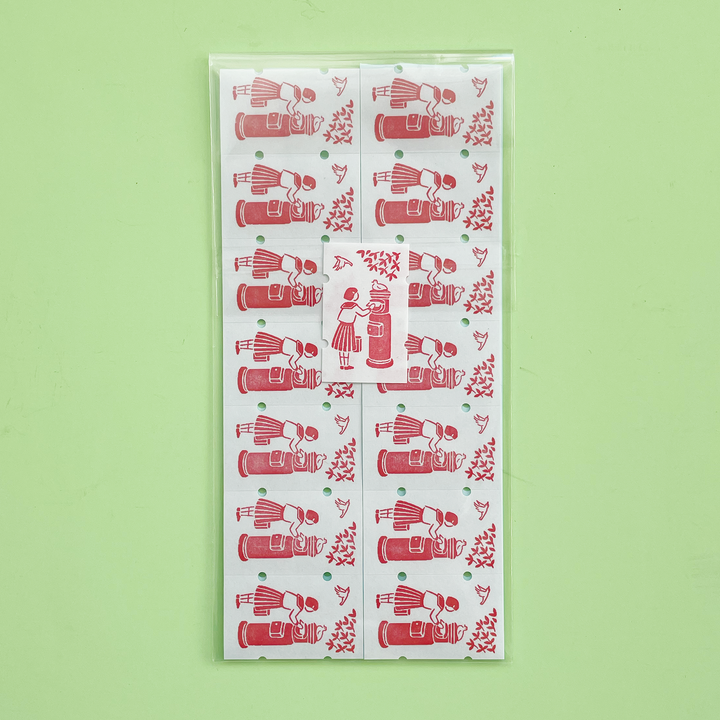 Post Box Washi Sticker Label