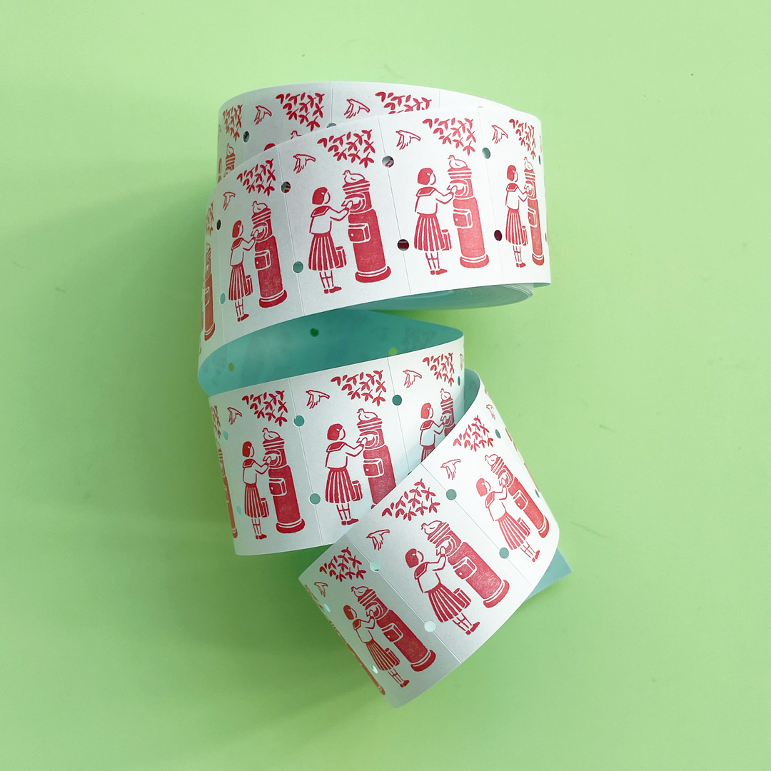 Post Box Washi Sticker Label