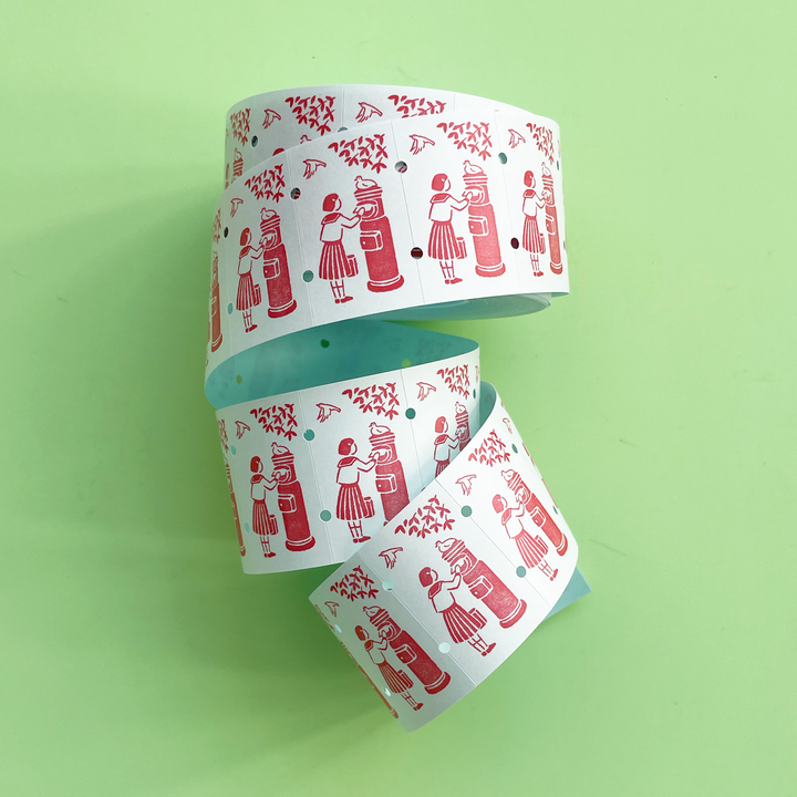 Post Box Washi Sticker Label