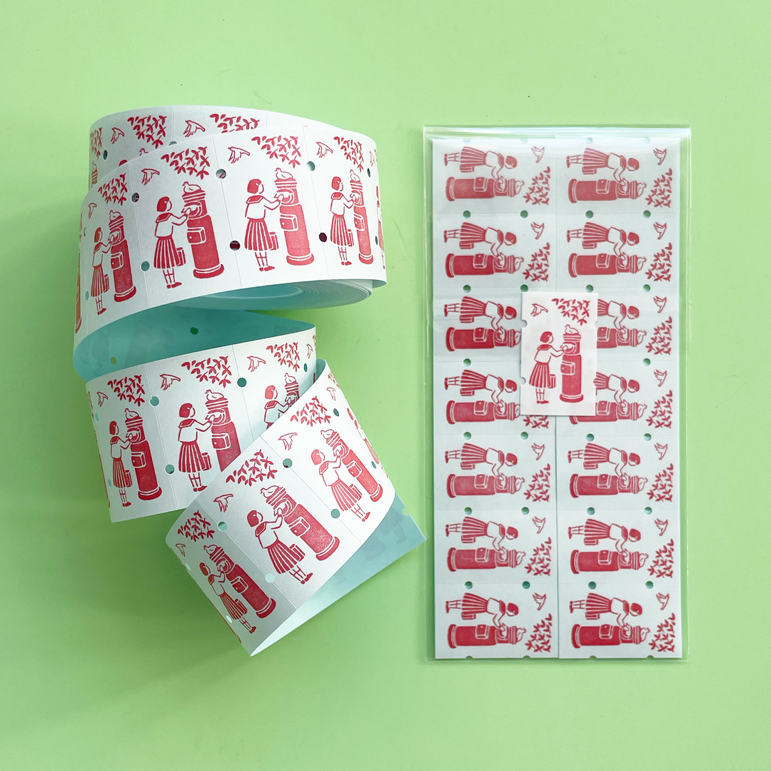 Post Box Washi Sticker Label