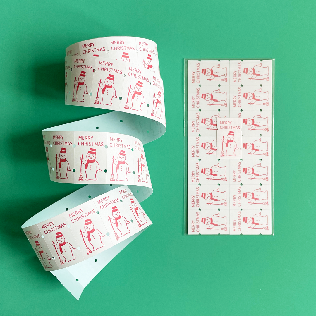 Merry Christmas Washi Sticker Label