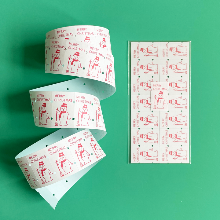 Merry Christmas Washi Sticker Label