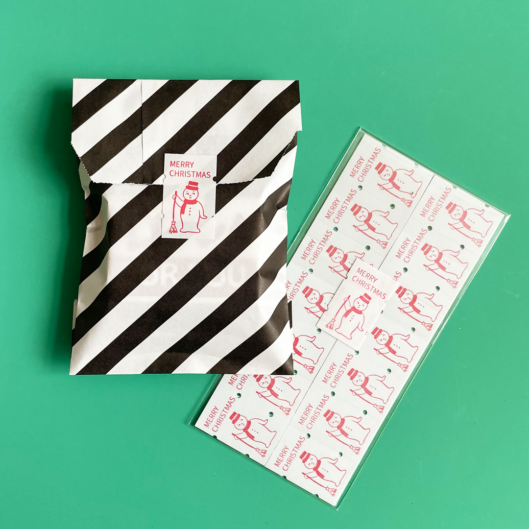 Merry Christmas Washi Sticker Label