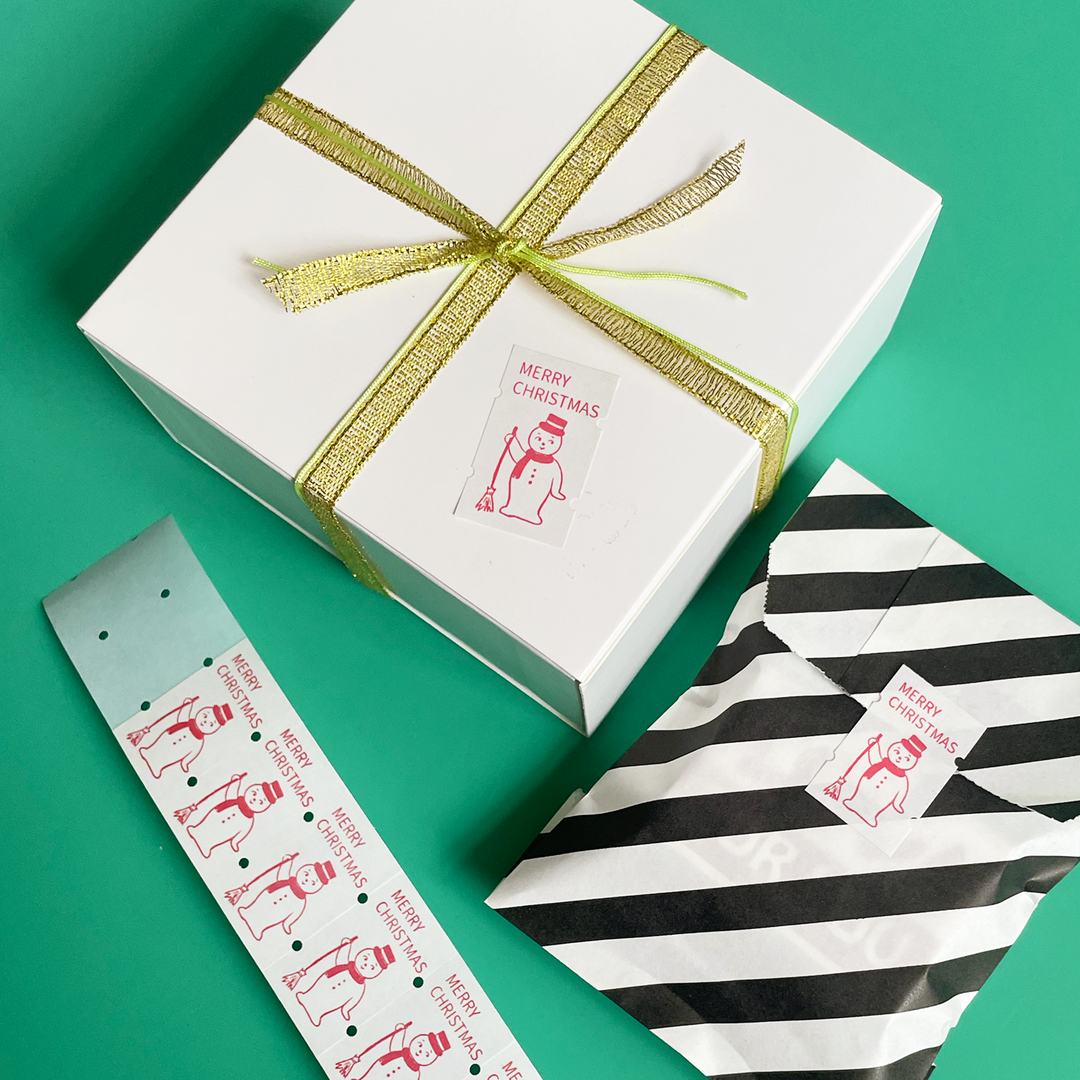 Merry Christmas Washi Sticker Label