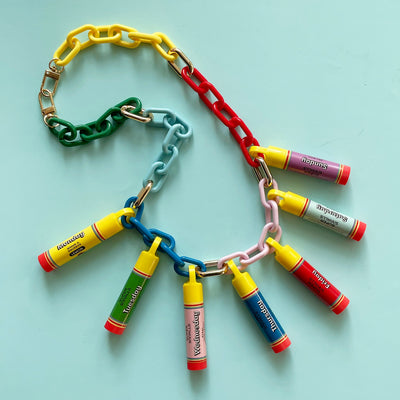 Days of the Week Lip Balm Necklace