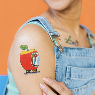 Lowly Apple Car Tattoo