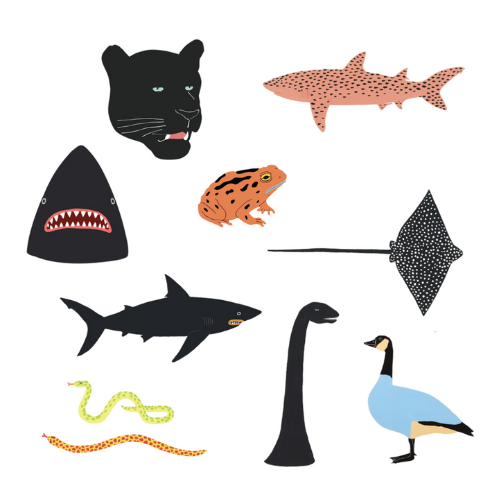 Tiny Animal Tattoo Tin