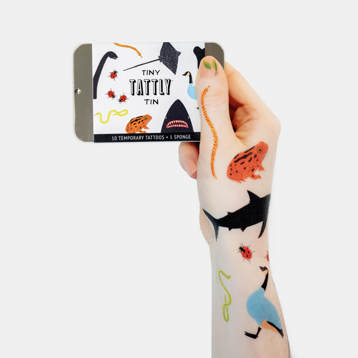 Tiny Animal Tattoo Tin