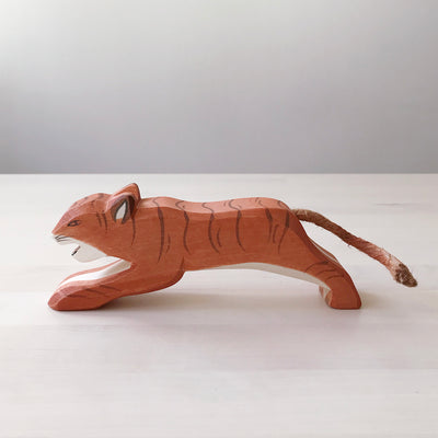 Handcrafted Wood Tiger