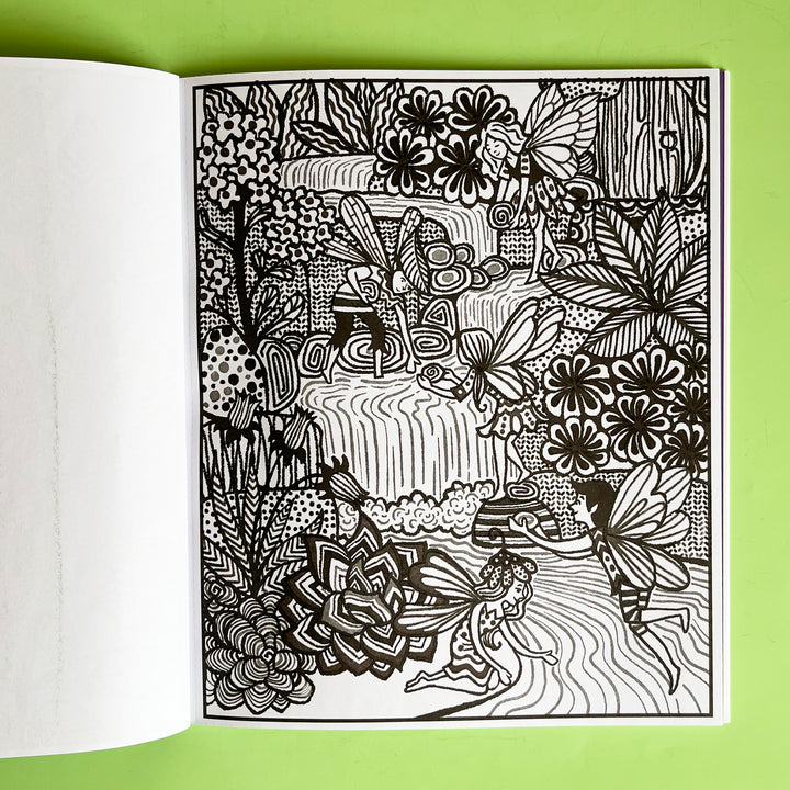 Fairy Gardens Magic Painting Book