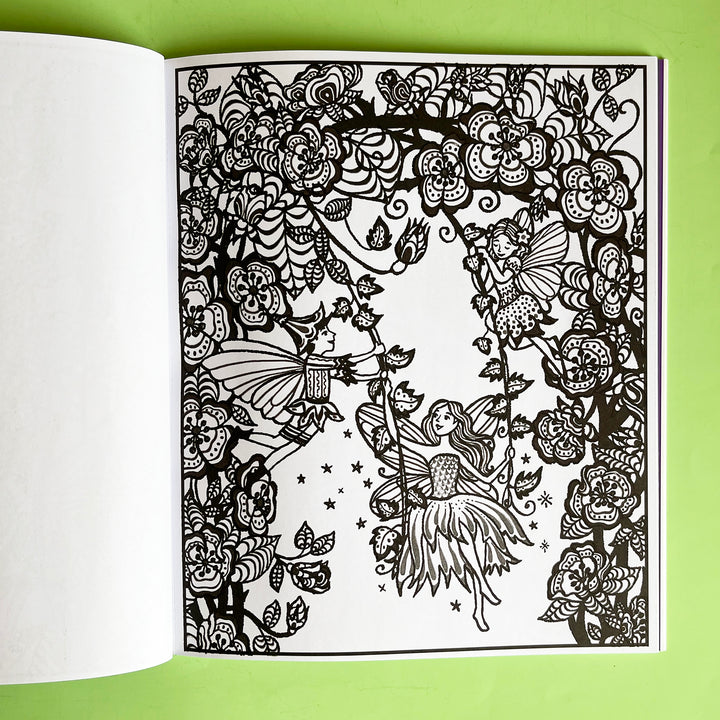 Fairy Gardens Magic Painting Book