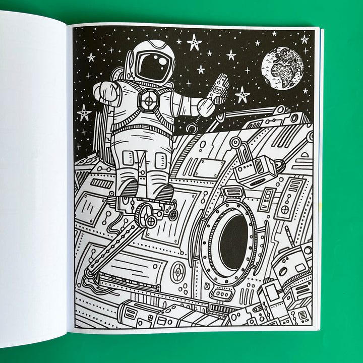 Space Magic Painting Book