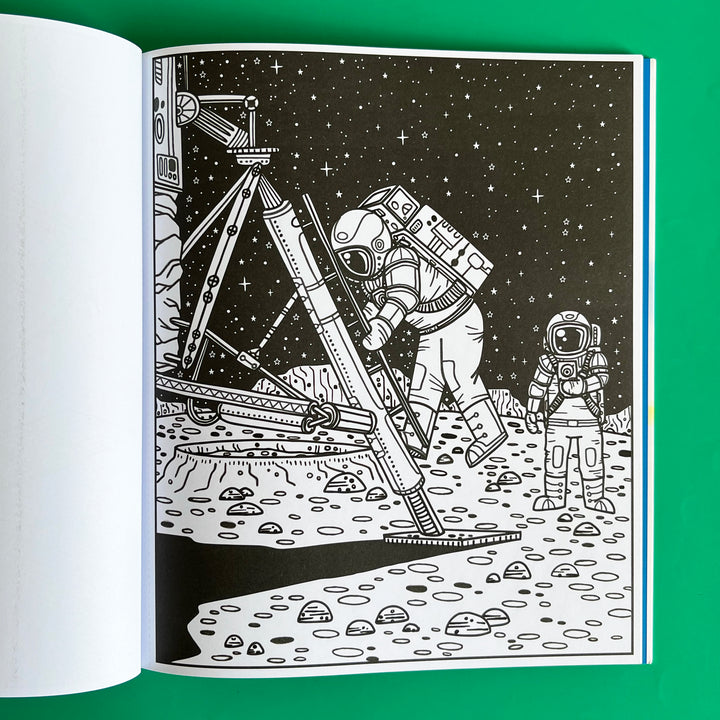 Space Magic Painting Book