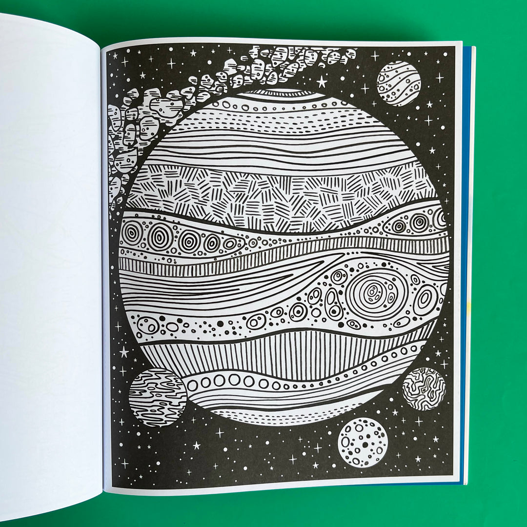 Space Magic Painting Book